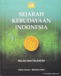 Image of Sejarah kebudayaan Indonesia: Religi dan Falsafah