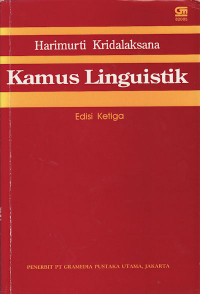 Image of Kamus Linguistik