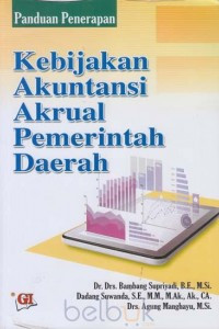 Image of Kebijakan Akuntansi Akrual Pemerintah Daerah