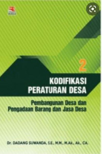Image of Kodifikasi Peraturan Desa 2: Pembangunan Desa dan Pengadaan Barang
