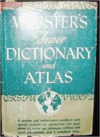 Image of Webster's Tower dictionary and atlas