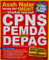 Image of Asah Nalar Kurang dari 1 Menit Cpns Pemda dan Depag