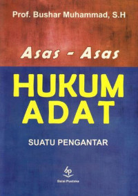 Image of Asas-Asas Hukum Adat: suatu pengantar