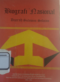 Image of Biografi Nasional Daerah Sulawesi Selatan