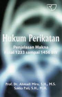 Image of Hukum Perikatan: penjelasan makna pasal 1233 sampai 1456 BW