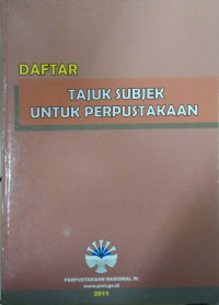 Daftar Tajuk Subjek untuk Pepustakaan