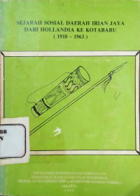 Image of Sejarah Sosial Daerah Irian Jaya