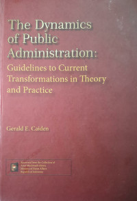 Image of The Dynamics of Public Administration: guidelines to current transformations in theory and practice