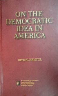 Image of On the democratic idea in America