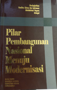 Image of Pilar Pembangunan Nasional menuju Modernisasi