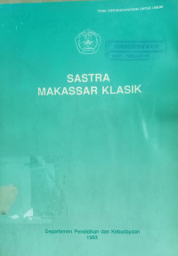 Image of Sastra Makassar Klasik