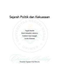 Image of Sejarah Politik dan Kekuasaan