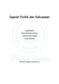 Sejarah Politik dan Kekuasaan