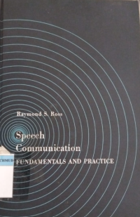 Image of Speech Communication Fundamentals And Practice