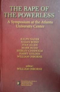 Image of The Rape of the powerless: a symposium at the Atlanta University Center