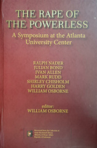 The Rape of the powerless: a symposium at the Atlanta University Center