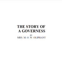 THE STORY OF A GOVERNESS