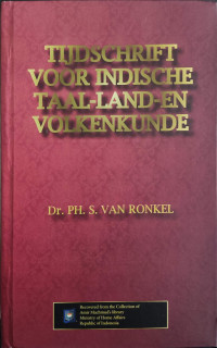 Image of Tijdschrift Voor Indische Taal-, Land- En Volkenkunde