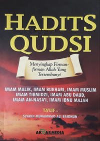 Image of Hadits Qudsi: menyingkap firmn-firman Allah yang tersembunyi