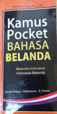 Image of Kamus Pocket Bahasa Belanda: Belanda-Indonesia Indonesia-Belanda