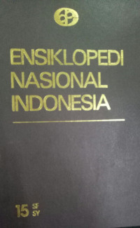 Image of Ensiklopedi Nasional Indonesia Jilid 15 SF-SY