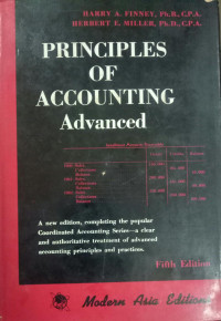 Image of Principles Of Accounting Advanced