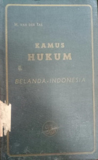 Image of Kamus Hukum Belanda-Indonesia
