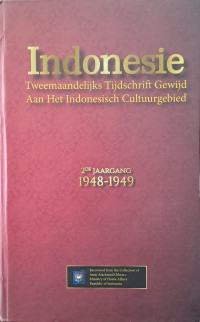 Image of Indonesie: Tweemaandelijks Tijdshrift Gewijd Aan Het Indonesisch Cultuurgebied 2De Jaargang 1948-1949