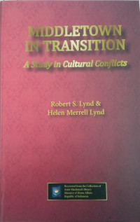 Image of Middletown in Transition: A Study in Cultural Conflicts