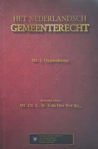 Image of Het Nederlandsch Gemeenterecht
