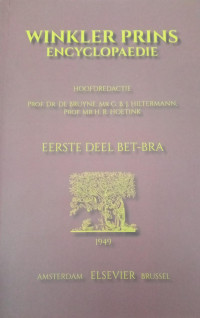Image of Winkler Prins Encyclopaedie: Eerste Deel Bet-Bra