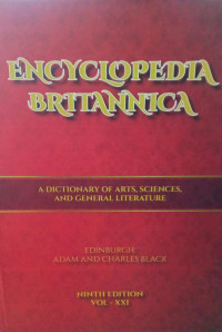 Image of Encyclopaedia Britannica a Dictionary Of Arts, Sciences And General Literature Vol XXI ROT-SHR
