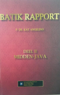 Image of Batik Rapport: Deel II Midden-Java