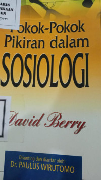 Pokok-pokok pikiran dalam sosiologi