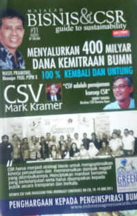 Majalah Bisnis & CSR : guide to sustainability