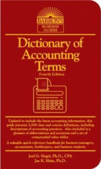 Image of Dictionary of Accounting Terms