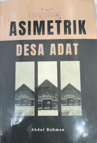 Image of Asimetrik Desa Adat