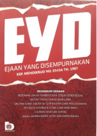 Ejaan yang Disempurnakan (Kep. Mendikbud No.0543a th.1987)