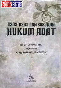 Image of Asas-asas dan Susunan Hukum Adat = Beginselen En Stelsel Van Het Adatrecht