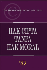 Image of Hak Cipta Tanpa Hak Moral