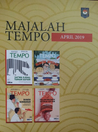 Majalah Tempo April 2019