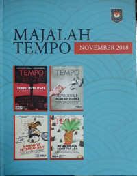 Image of Majalah Tempo November 2018