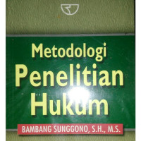 Image of Metodologi Penelitian Hukum