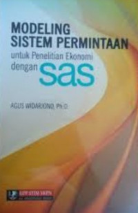 Modeling Sistem Permintaan Untuk Penelitian Ekonomi dengan SAS