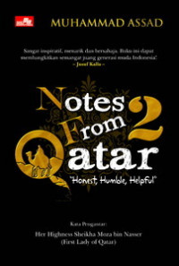 Image of Notes From Qatar 2: honest, humble, helpful