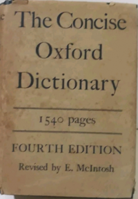 Image of The Concise Oxford Dictionary