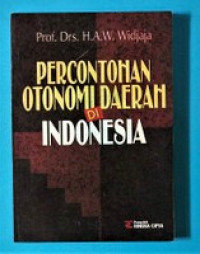 Percontohan otonomi daerah di Indonesia