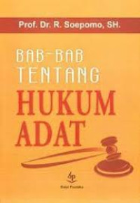 Image of Bab-Bab Tentang Hukum Adat